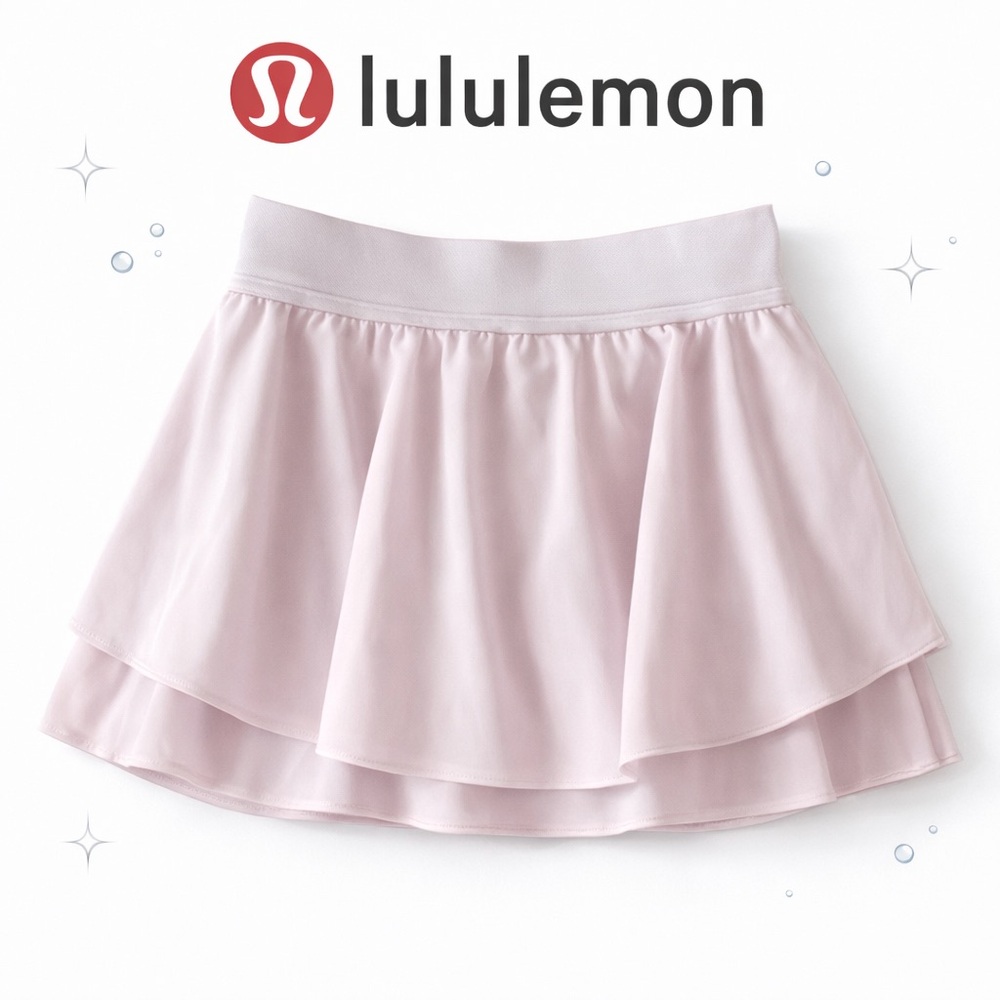 lululemon athletica Blush Pink Layered Circle Skirt